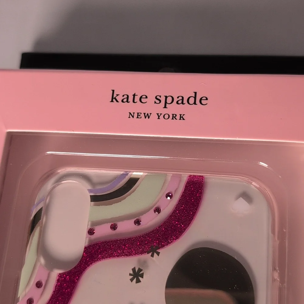 Kate Spade Glitter Garden Cat iPhone XS/X Phone Case
